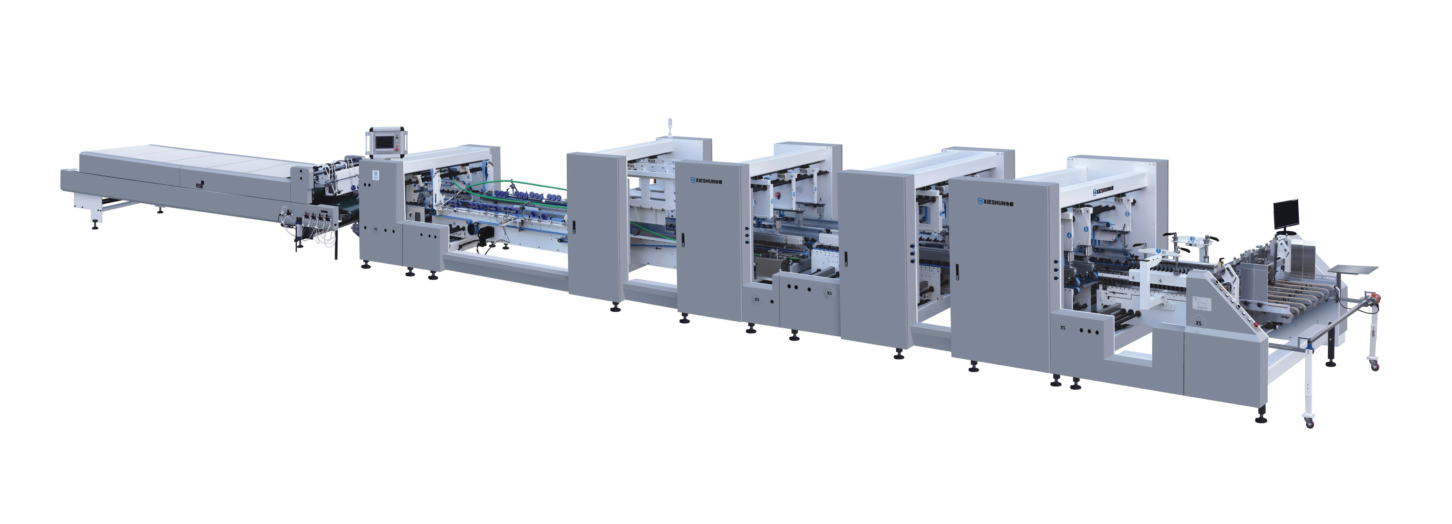 XS-M1650 1850 2000 Catalóg Meaisín Gluer Fillteán Fillteán Ard-Dualgais